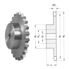 Звездочка цепи ПР-15,875-23 z=27 d=50